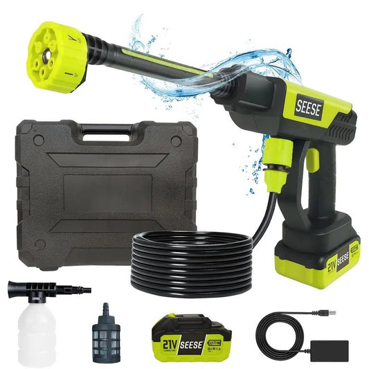 HydroJet Cordless Pressure Washer | Portable Foam Cannon Car Wash Kit