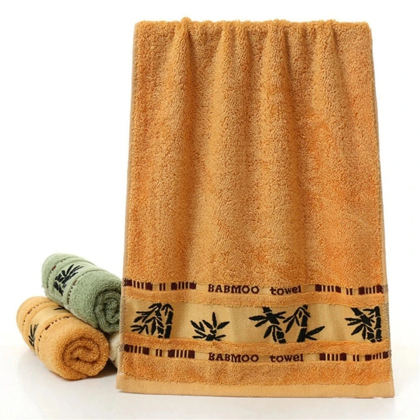 Bamboo Fiber Towel Set | Ultra-Soft Absorbent Bath Towels | Quick-Dry Face and Body Towels