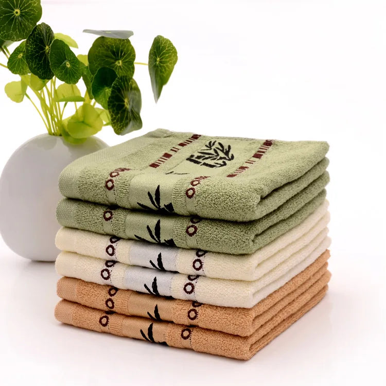 Bamboo Fiber Towel Set | Ultra-Soft Absorbent Bath Towels | Quick-Dry Face and Body Towels
