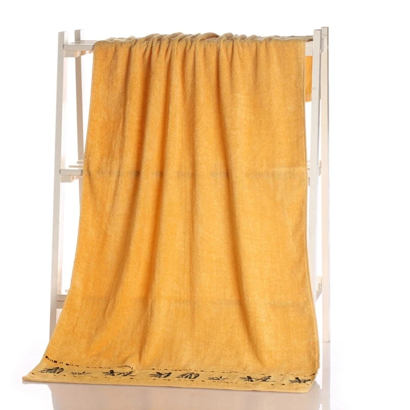 Bamboo Fiber Towel Set | Ultra-Soft Absorbent Bath Towels | Quick-Dry Face and Body Towels