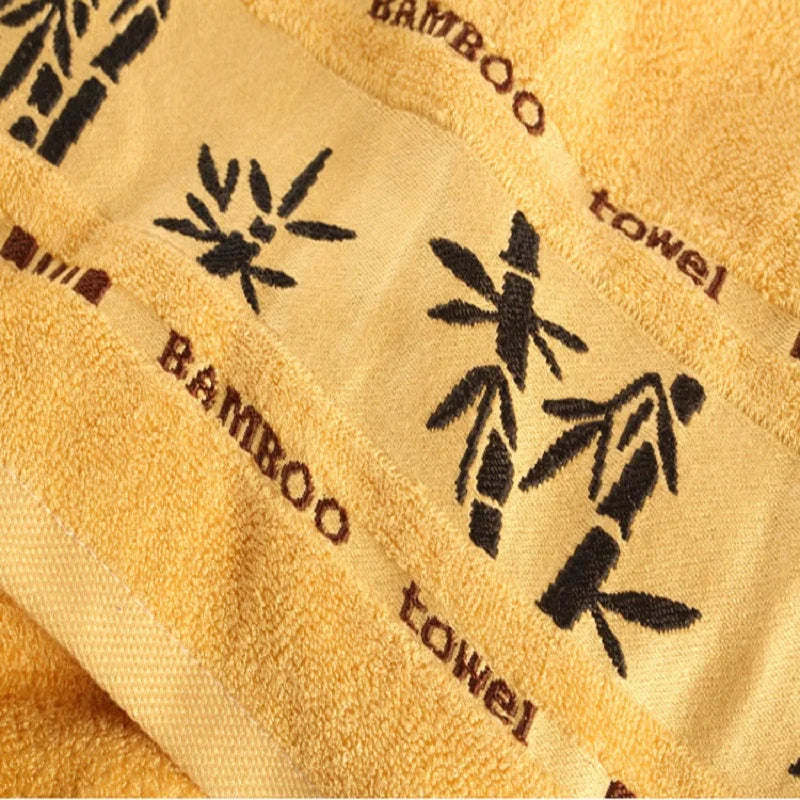 Bamboo Fiber Towel Set | Ultra-Soft Absorbent Bath Towels | Quick-Dry Face and Body Towels