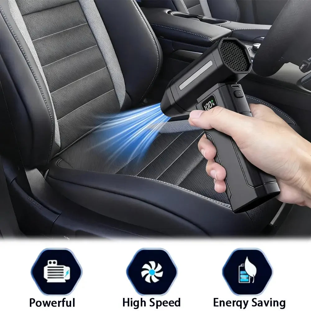 Turbo Jet Air Blower 150000 RPM | Brushless Electric Duster | Compressed Air Blower for Keyboard PC Car Cleaning