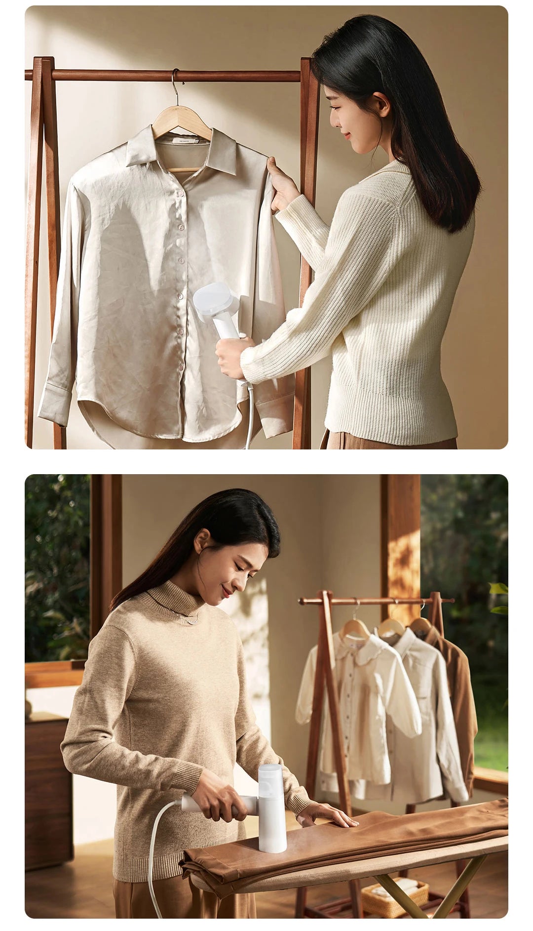 Portable Garment Steamer for Clothes | Handheld Travel Clothing Steamer | Wrinkle Remover